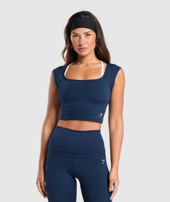 Everyday Cap Sleeve Crop Top