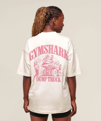 Dump Truck Graphic Oversized T-Shirt