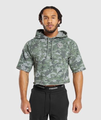 Legacy Short Sleeve Crop Hoodie