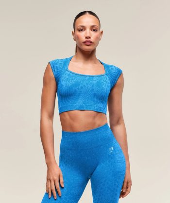 Adapt X Whitney Animal Seamless Crop Top