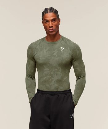 Geo Seamless Long Sleeve T-Shirt