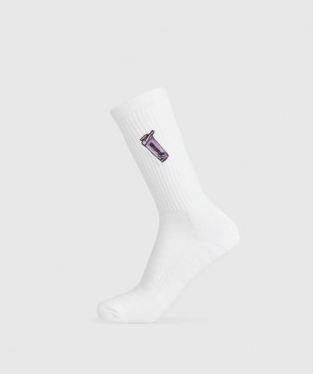 Graphic Shaker Crew Sock Single