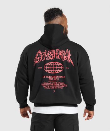 Metal Lifting Graphic Hoodie