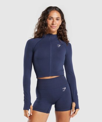 Vital Seamless Midi Zip Up Jacket