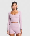 Corset Seamless Long Sleeve Top