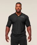 Lightweight Slub Textured 3/4 Henley