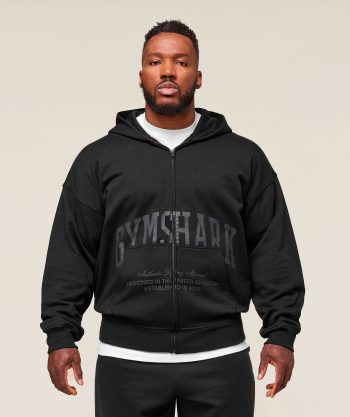 Collegiate Script Zip Up Hoodie