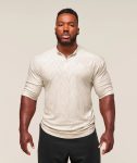 Lightweight Slub Textured 3/4 Henley