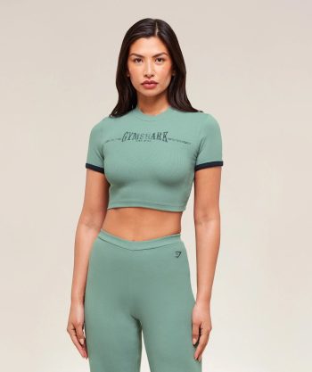 Ribbed Cotton Crop Top