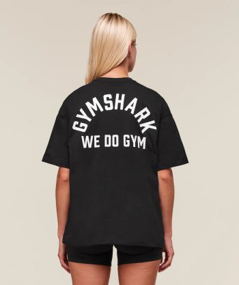 We Do Gym Graphic Oversized T-Shirt