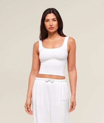 Waffle Cropped Tank