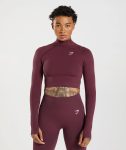 Vital Seamless High Neck Midi Top