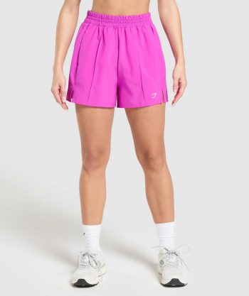 Pintuck Shorts