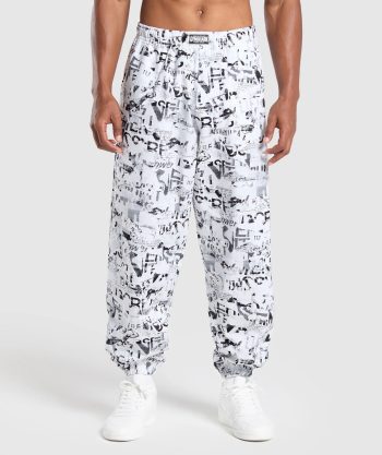 Lifting Oversized Printed Woven Pants