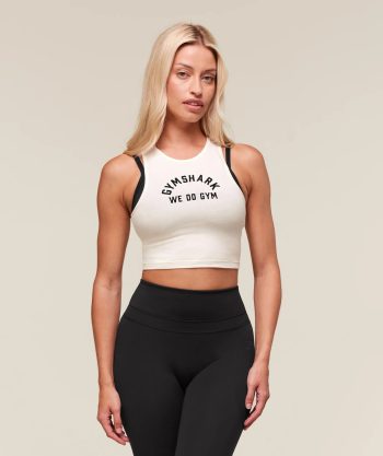We Do Gym Graphic Cropped Tank