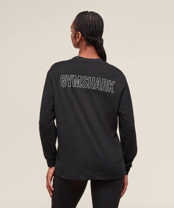 Trace Graphic Long Sleeve Top