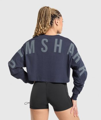 Wordmark Graphic Long Sleeve Top