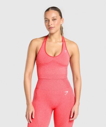 Vital Seamless Halter Neck Tank With Shelf