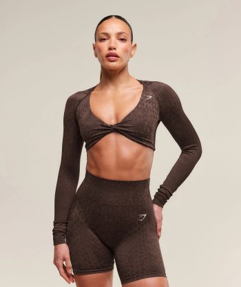 Adapt X Whitney Animal Seamless Long Sleeve Top