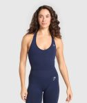 Vital Seamless Halter Neck Tank With Shelf