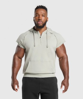 Legacy 1/4 Zip Cap Sleeve Hoodie