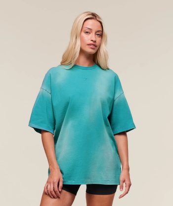 Summer Tie-Dye Graphic Oversized T-Shirt