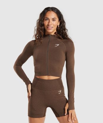 Vital Seamless Midi Zip Up Jacket