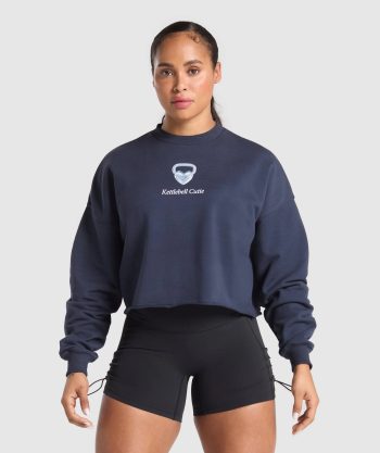 Kettlebell Cutie Cropped Sweatshirt