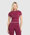 Contrast Seamless Midi Tee