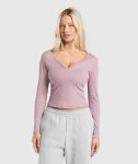 Rib Long Sleeve Top