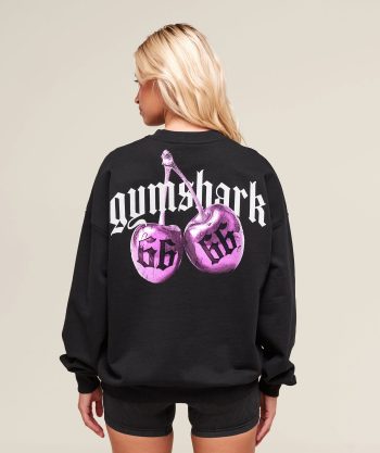 Cherry Graphic Oversized Sweatshirt