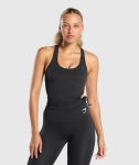 Ruched Side Tank With Shelf
